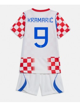 Kroatien Andrej Kramaric #9 Replika Hemmakläder Barn VM 2026 Kortärmad (+ byxor)
